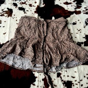 Lepoard skirt